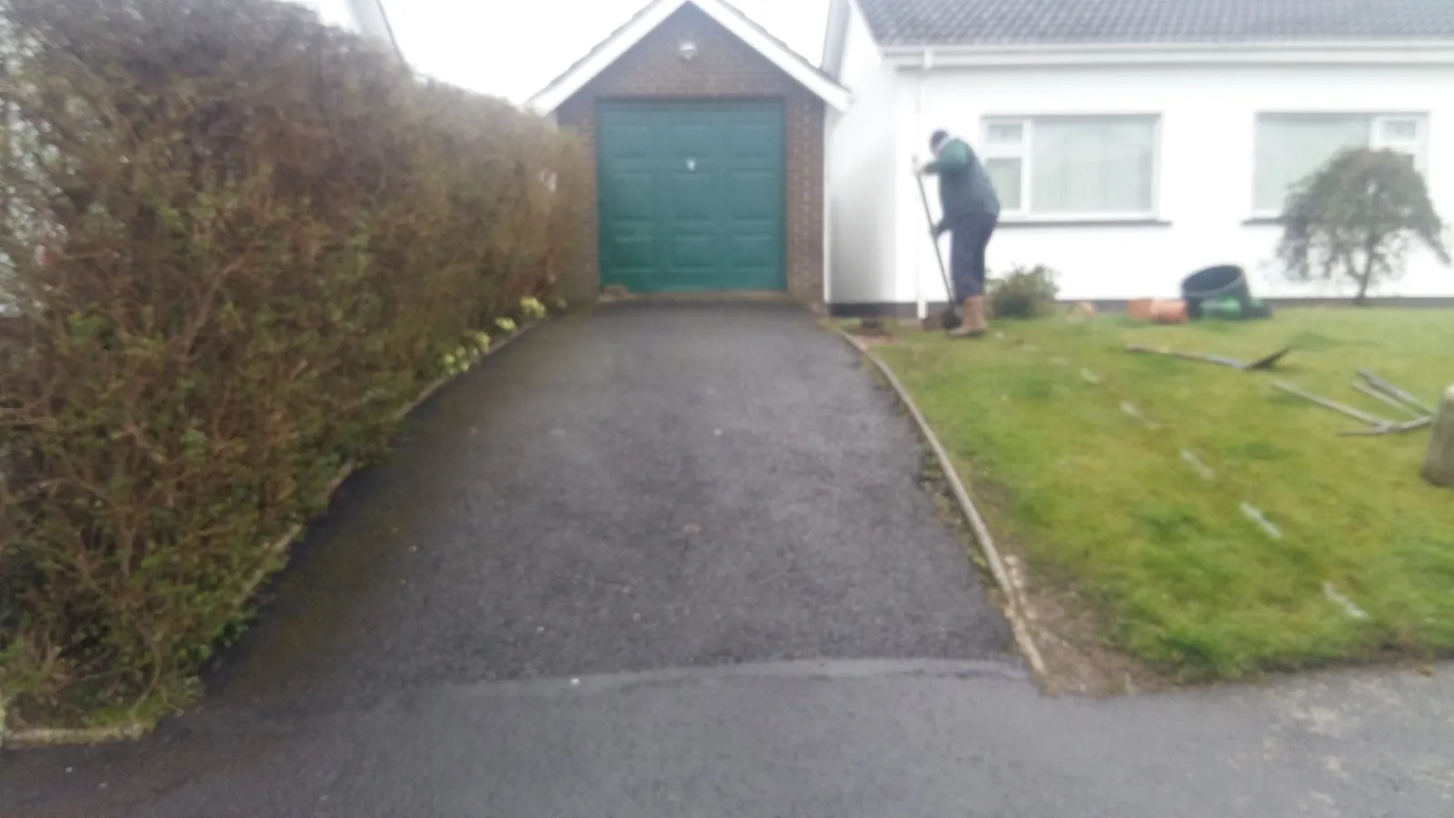 old driveway Durable driveway surfacing and asphalt work by Morlea Ltd