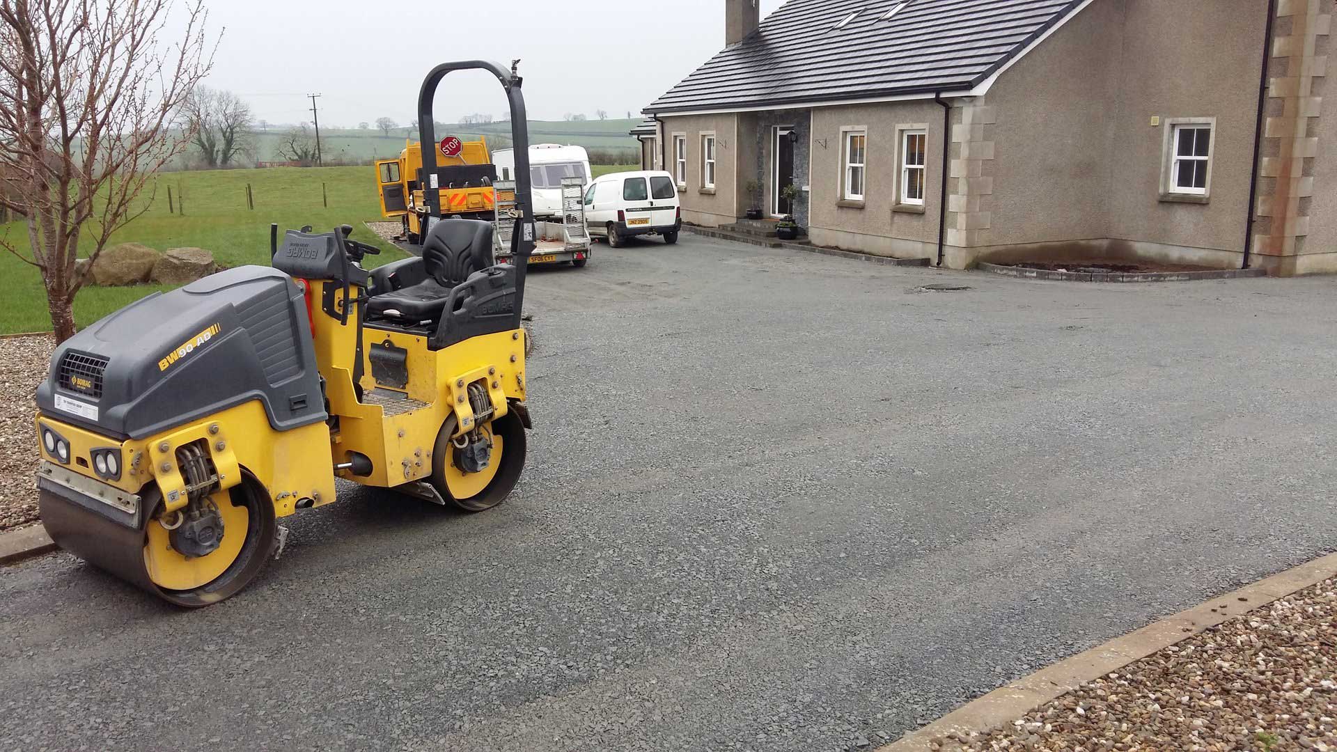 roller driveway Professional driveway resurfacing Newry Morlea Ltd